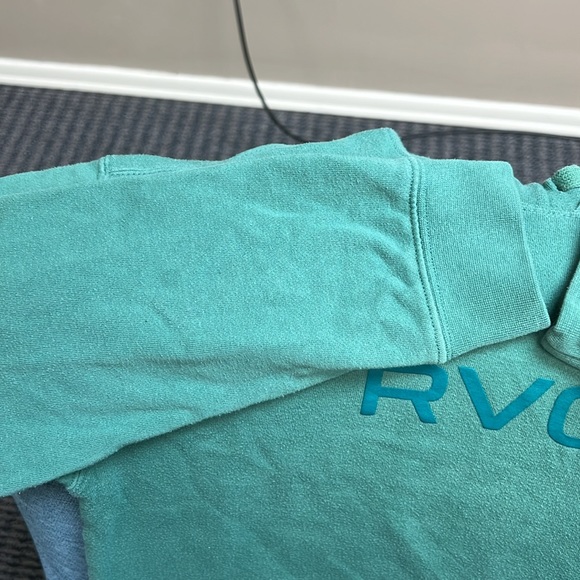 RVCA Green Hoodie, Size S - Picture 6 of 9